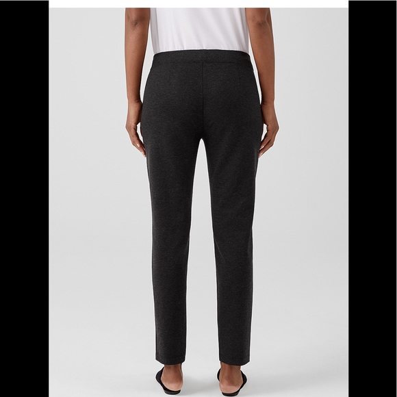 NWT Eileen Fisher MELANGE PONTE SLIM ANKLE PANT - Picture 2 of 9